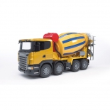 товар для детей Bruder Бетономешалка Scania жёлто-синяя