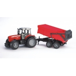 товар для детей Bruder Трактор с прицепом-самосвалом Massey Ferguson 7480