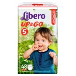 подгузник Libero Up&Go 5 (10-14 кг) 48 шт.