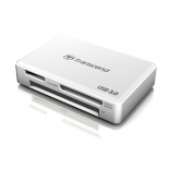 устройство для чтения карт памяти Картридер Transcend RDF8, all-in-1, USB 3.0, Белый