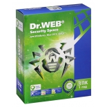 программа-антивирус DR.Web Security Space 3 ПК/1 год