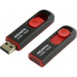 usb-флешка AData Classic C008 16Gb USB 2.0 черная/красная