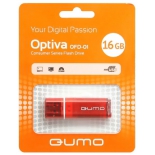 usb-флешка Qumo Optiva USB2.0 16Gb (RTL), красная