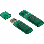 usb-флешка SmartBuy Glossy USB2.0 16Gb (RTL), зелёная