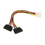 кабель-переходник SATA-IDE Ningbo TL-2SATA (Molex - 2xSATA)