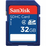 карта памяти Sandisk SDHC Card 32GB Class 4 (флеш-карта)