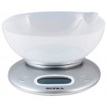 кухонные весы Supra BSS-4022, серебристые