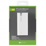 аксессуар для телефона Внешний аккумулятор GP 1C05A (5200 mAh), серебристый