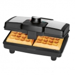 вафельница Clatronic WA 3606 schwarz-inox Черная