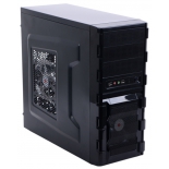 корпус ATX 3Cott 1811 без БП, черный, фильтр от пыли