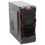 корпус ATX 3Cott 1818 без БП, черный, фильтр от пыли