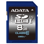 карта памяти ADATA Premier SDHC Class 10 UHS-I U1 8GB