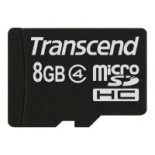 карта памяти Transcend microSDHC Memory Card 8Gb Class4