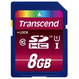 карта памяти Transcend SDHC Memory Card 8Gb UHS-I Class10