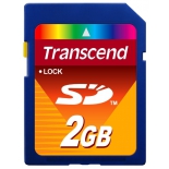 карта памяти SD 2Gb, Transcend TS2GSDC, w/o adapter