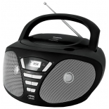 магнитола BBK BX180U, черно-серая