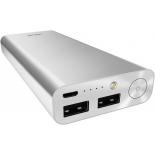 аксессуар для телефона Мобильный аккумулятор Asus ZenPower Ultra 20100 mAh ABTU008, серебристый