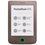 электронная книга PocketBook 615, коричневая