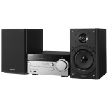 музыкальный центр Sony CMT-SX7, черный/серебристый