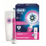 зубная щетка Oral-B PRO 750 Cross Action, розовая