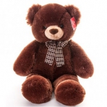 игрушка мягкая Aurora Медведь с коричневым бантом, 69 см