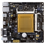 материнская плата ASUS J1800I-C, with Intel® Dual-core Celeron® J1800 (2.41 GHz), mATX, 2xSODIMM DDR3 1xPCI-E VGA HDMI