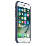 чехол iphone Apple MMY32ZM/A (для Apple iPhone 7) кожа, темно-синий
