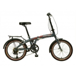 велосипед NOVATRACK 20 складной алюминиевый Shimano 6 speed (стальная вилка, вынос..)