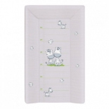 пеленальный матрас Ceba Baby мягкий с изголовьем, Zebra grey