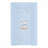 пеленальный матрас Ceba Baby 70 см, Zebra blue