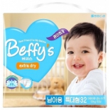 подгузник Beffy's extra dry д/мальчиков XL более 13кг/32шт