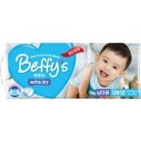 подгузник Beffy's extra dry д/мальчиков L 9-14кг/38шт