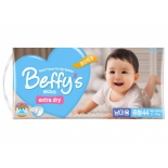 подгузник Beffy's extra dry д/мальчиков М 5-10кг/44шт