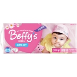подгузник Beffy's extra dry д/девочек L 9-14кг/38шт