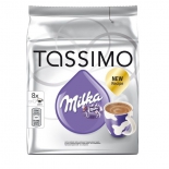горячий шоколад Tassimo Milka New Recipe (горячий шоколад Milka по новому рецепту в капсулах для кофемашин)