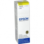 чернила для струйного принтера Epson для L100/L110/L210/L300/L355 (C13T66444A), жёлтый