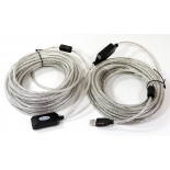 компьютерный кабель-переходник USB AOpen ACU823-20M (USB2.0 A(f)-A(m), 20 метров, c промежуточным усилителем сигнала)