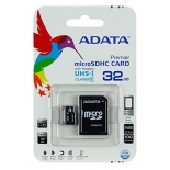 карта памяти Флеш карта MicroSDHC 32Gb class10 A-DATA UHS-1 +адаптер