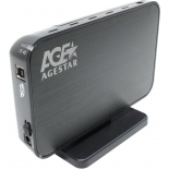 корпус для жесткого диска AgeStar 3UB3A8-6G (внешний, SATA - USB3.0), чёрный