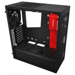 корпус NZXT S340, черный/красный (без БП)