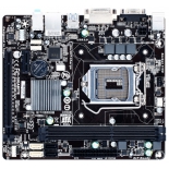 материнская плата Gigabyte GA-H81M-S2V (mATX/LGA-1150/H81/1xPCI-E/2xDDR3/SATA3/LAN-Gbt/USB3.0/VGA/DVI-D/PS2)