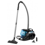 Пылесос Tefal TW3731RA, черно-голубой
