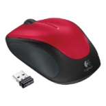 мышка Logitech Wireless Mouse M235, красная