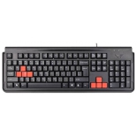 клавиатура A4Tech X7-G300 Can-Be-Washed Gaming Black USB