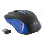 мышка Oklick 485MW USB, черно-синяя