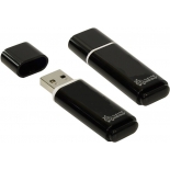 usb-флешка SmartBuy Glossy USB2.0 32Gb (RTL), чёрная
