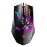 мышка A4Tech A6081 USB, черная/Tattoo