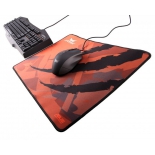 коврик для мышки Asus Strix Glide Speed, Оранжевый/Черный