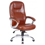 компьютерное кресло College XH-869, коричневая экокожа