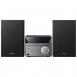 музыкальный центр Sony CMT-SBT40D/C, черно-серебристый